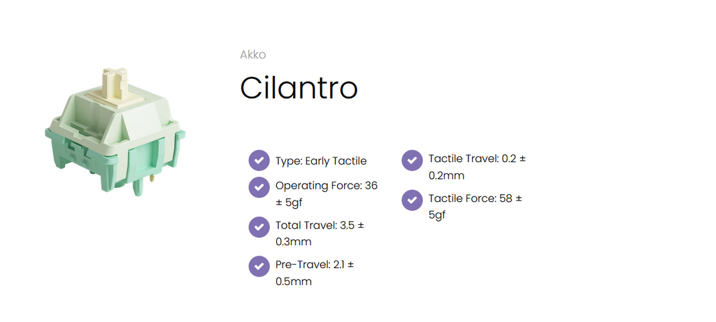 Akko Cilantro Switch